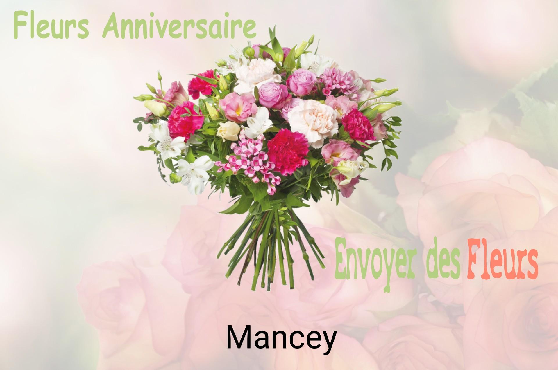 Bouquet de fleurs d’anniversaire livré à Mancey