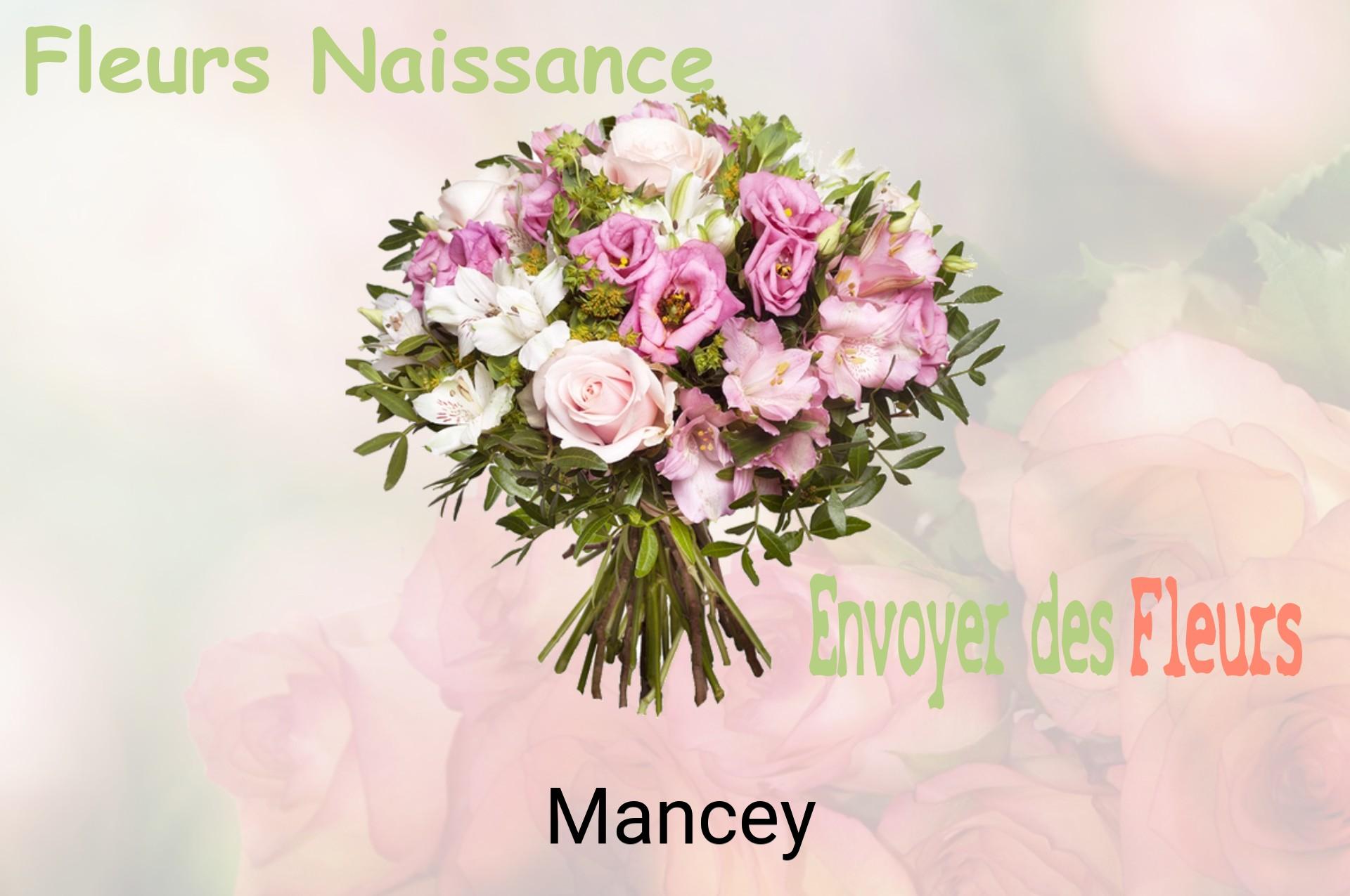 Bouquet de fleurs de naissance livré à Mancey